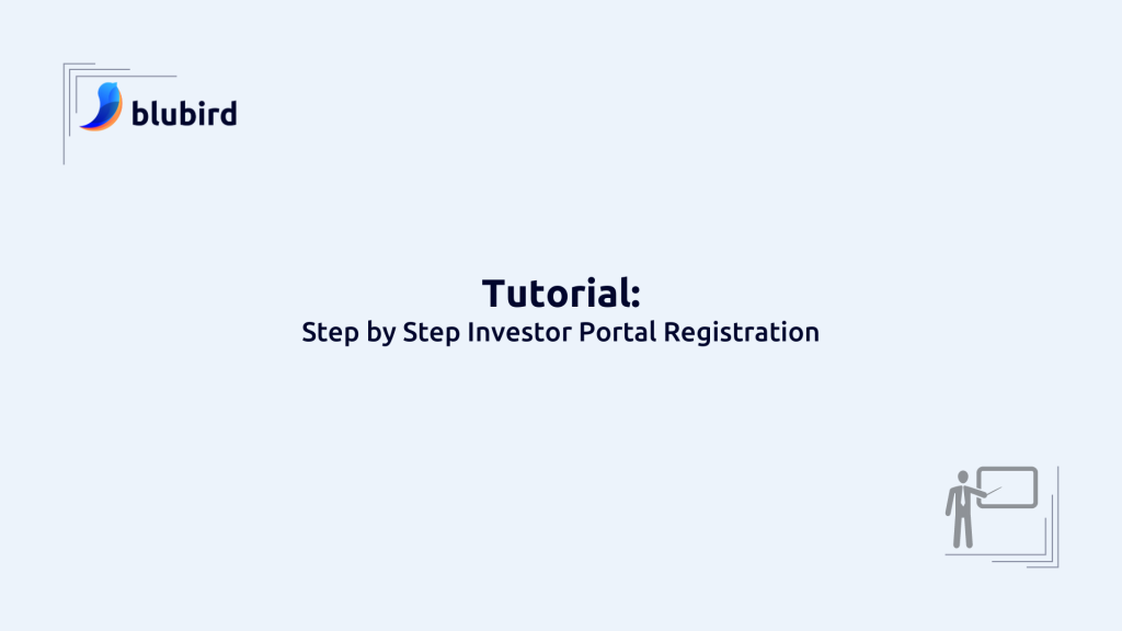 Tutorial: Step by Step to register on the Investor Portal